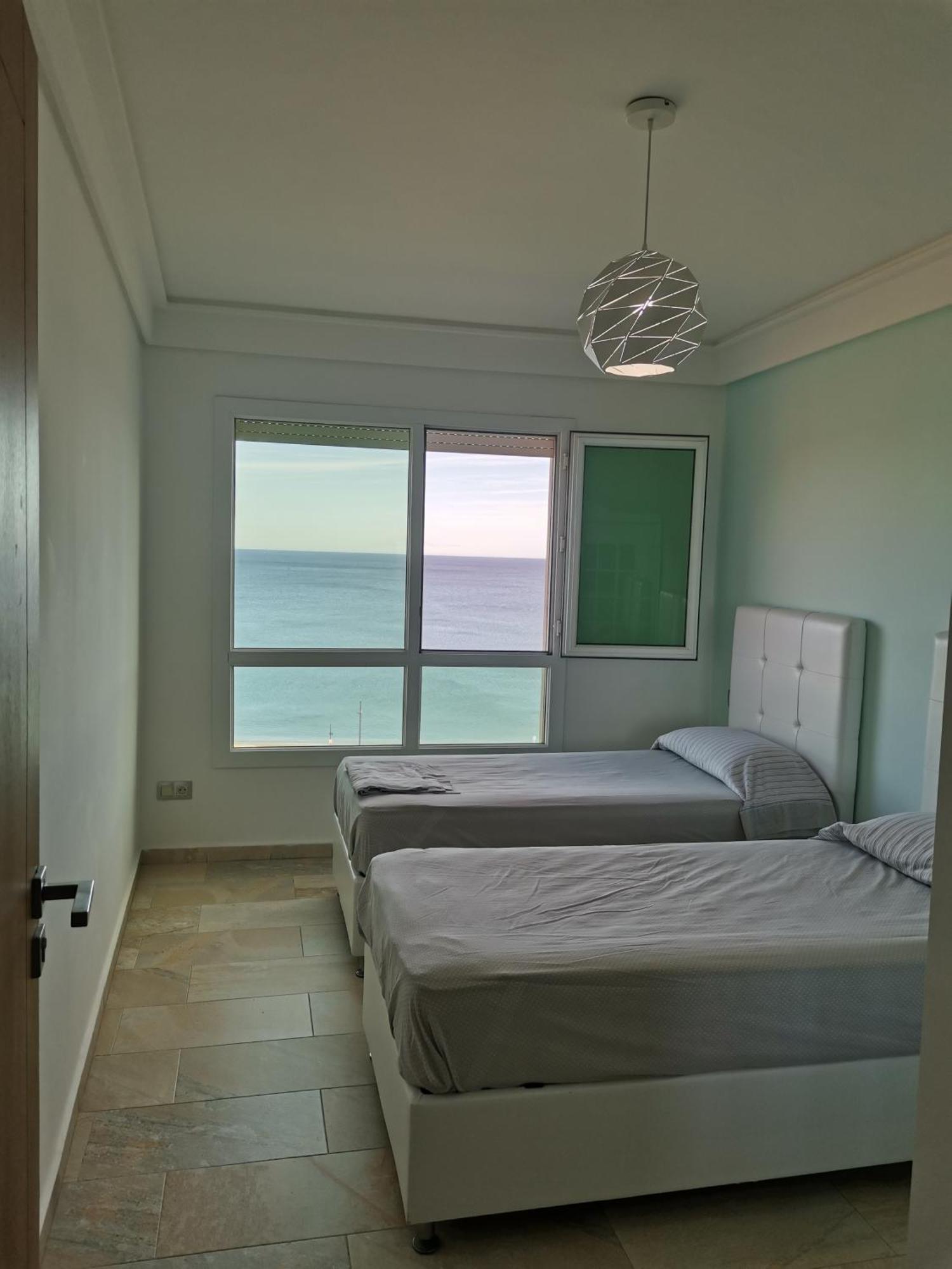 Appartf3 Vue Panoramique Sur Mer Residence Vista Del Mar Fnideq Exterior photo